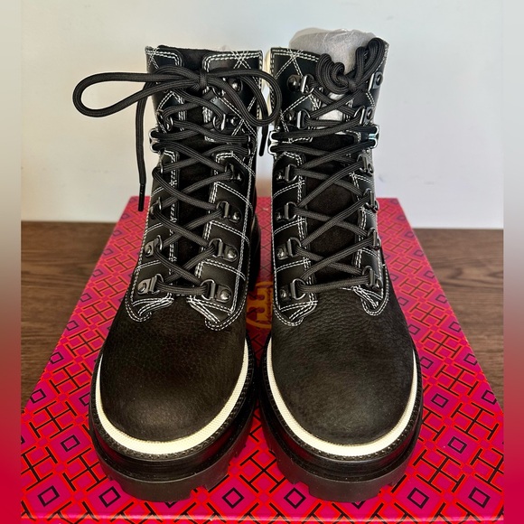 New Tory Burch Miller Lug Sole Boots Bloomingdale’s 150th Anniversary Exclusive - Picture 2 of 12